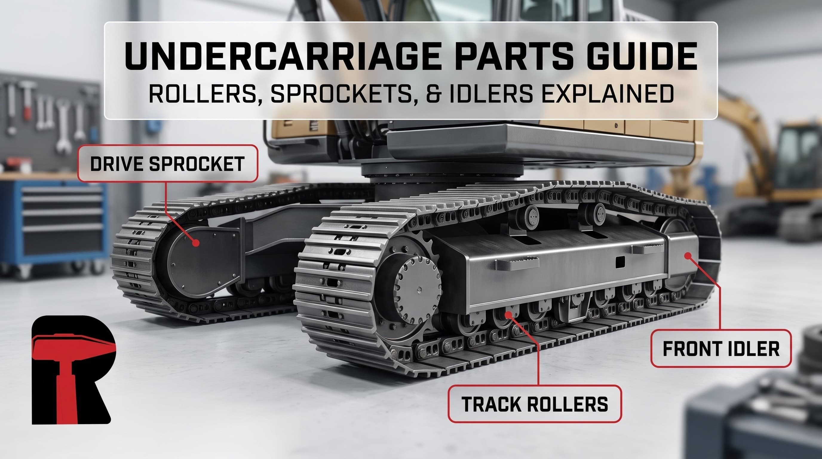 Undercarriage Parts Guide: Rollers, Sprockets, and Idlers Explained