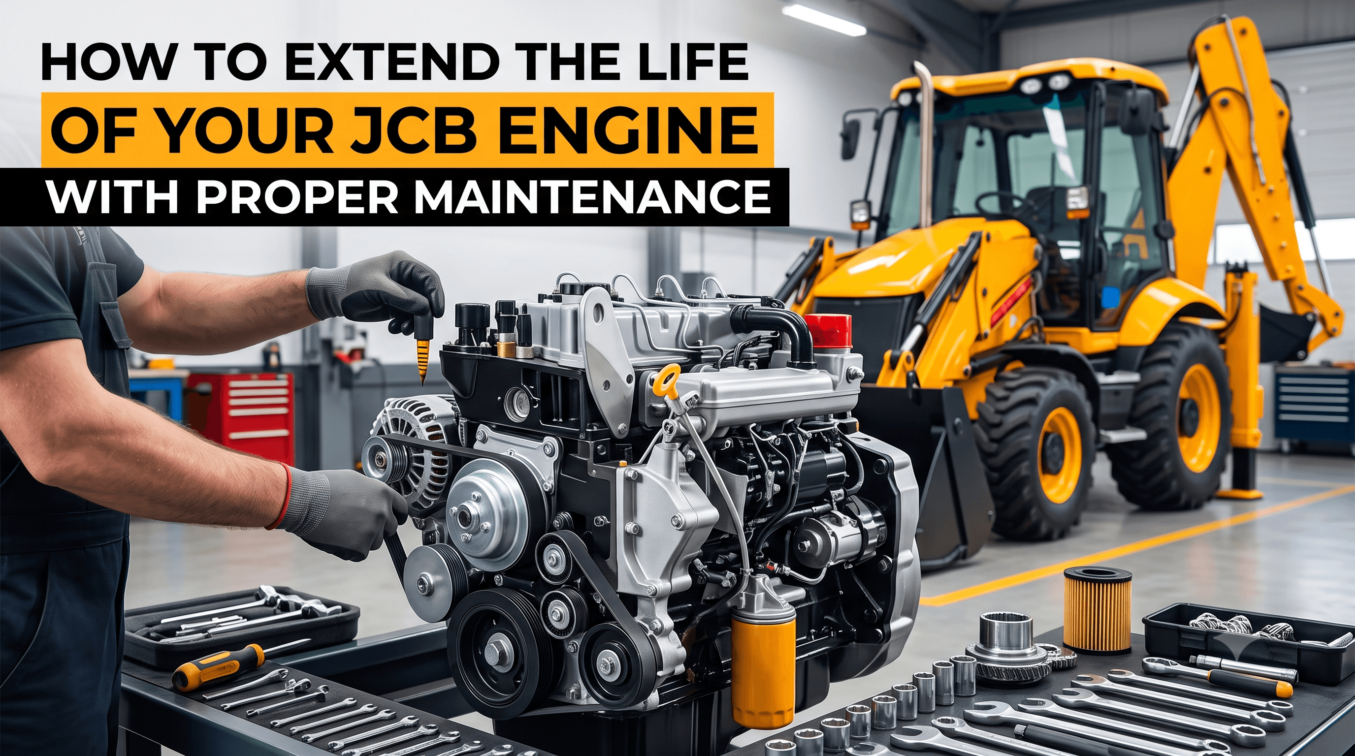 How to Extend the Life of Your JCB Engine with Proper Maintenance
