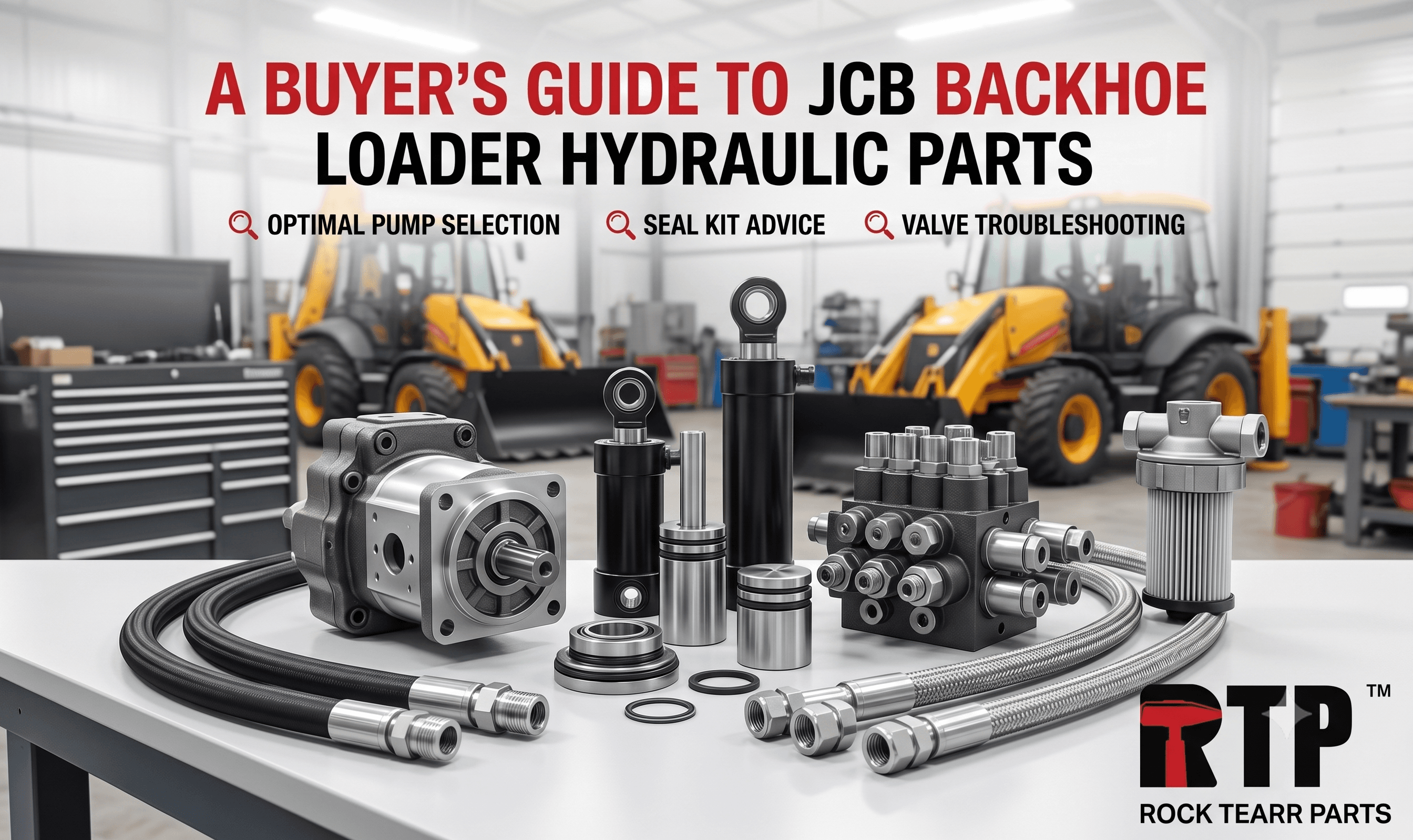 A Buyer's Guide to JCB Backhoe Loader Hydraulic Parts